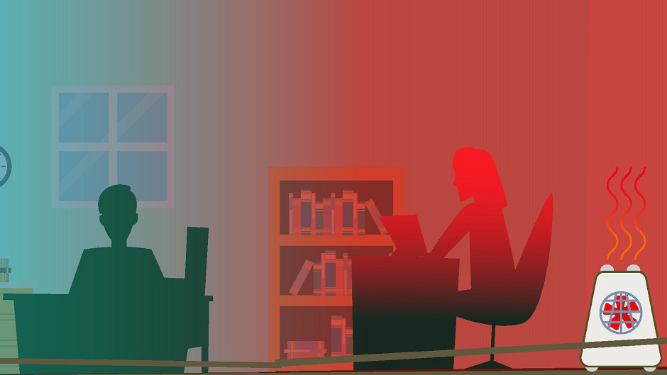 Can AI predict thermal comfort from the layout of a room?
